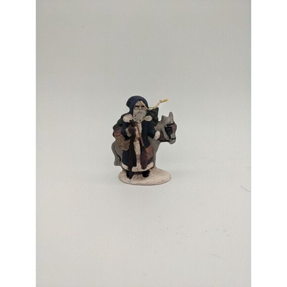 13 PC Lot Of Hand Painted Porcelain Christmas Ornaments. - Picture 11 of 13